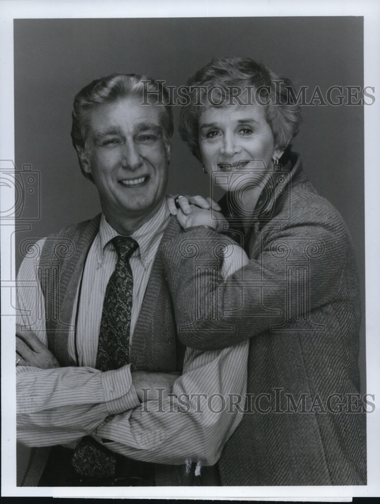 1983 Press Photo Richard Mulligan and Barbara Barrie star in Reggie - cvp51337- Historic Images