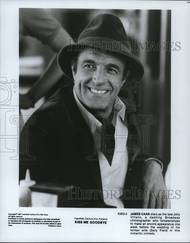 1982 Press Photo James Caan in Kiss Me Goodbye - cvp51418- Historic Images