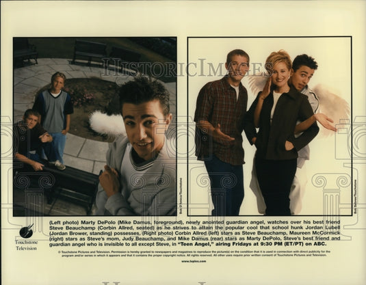 Undated Press Photo Mike Damus Corbin Alfred Jordan Brower Maureen McCormick- Historic Images