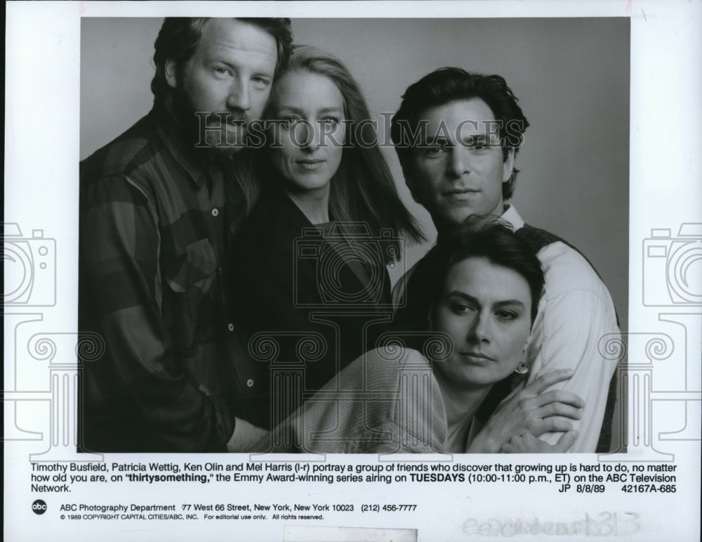 1989 Press Photo Timothy Busfield Patricia Wettig Ken Olin Mel Harris- Historic Images