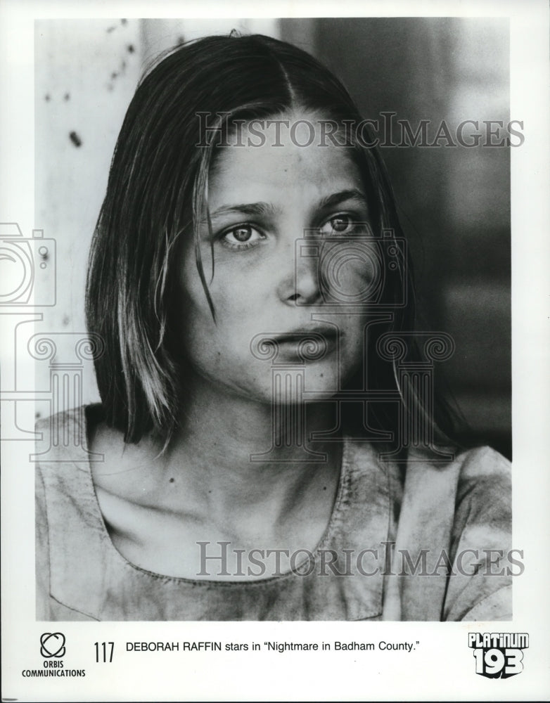 1987 Press Photo Deborah Raffin stars in Nightmare in Badham County - cvp52352- Historic Images