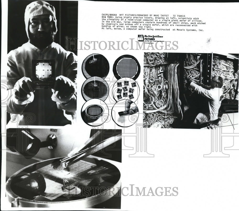 1984 Press Photo Computers- Historic Images
