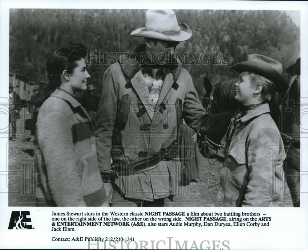 Undated Press Photo Night Passage James Stewart - cvp52545- Historic Images