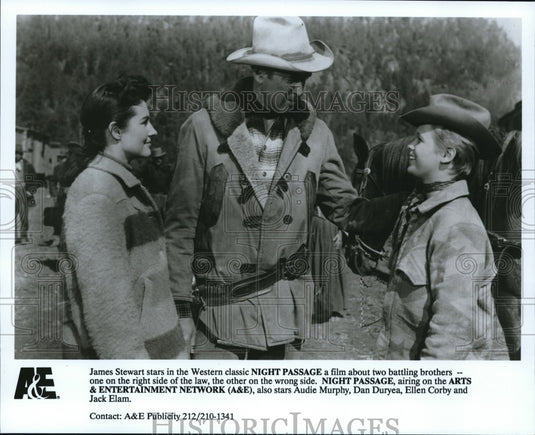 Undated Press Photo Night Passage James Stewart - cvp52545- Historic Images
