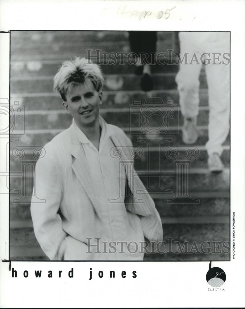 1987 Press Photo Howard Jones Musician - cvp52627- Historic Images