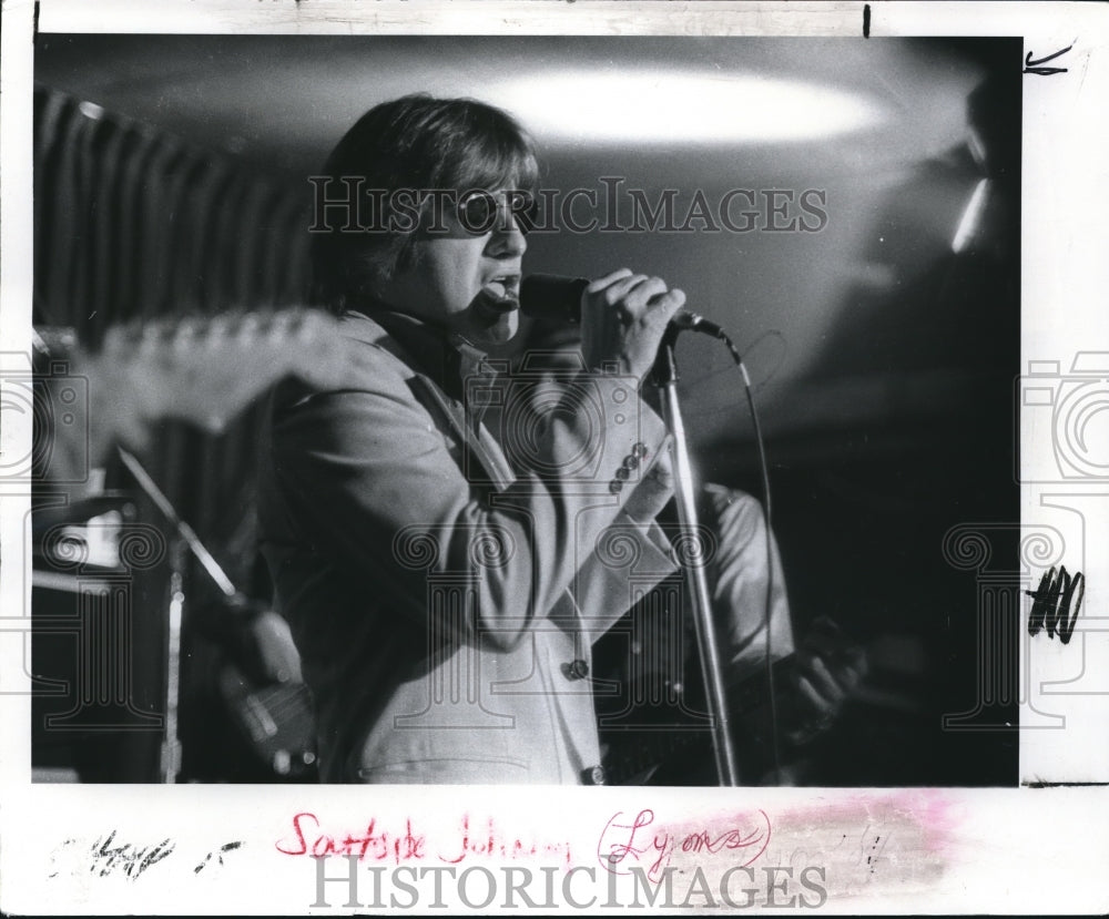 1986 Press Photo Southside Johnny Lyon Blues Rock Singer Songwriter Musician- Historic Images