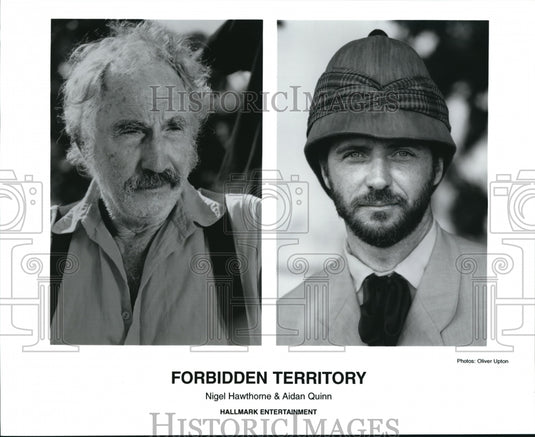 Press Photo Hallmark Entertainment presents Nigel Hawthorne and Aidan Quinn in- Historic Images