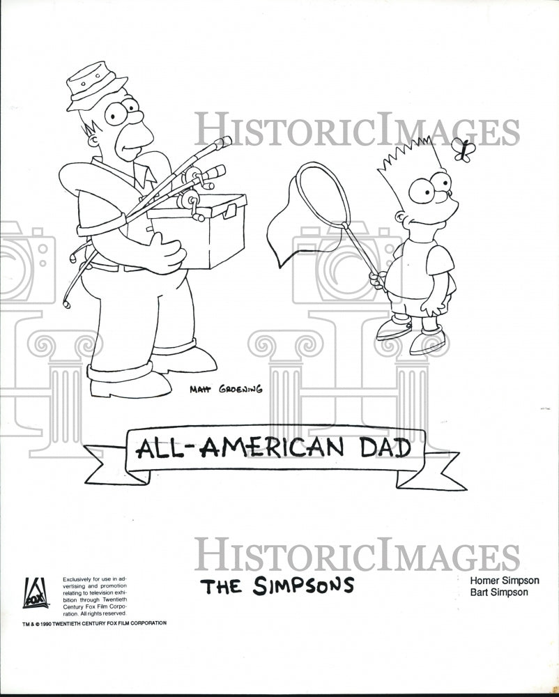 Press Photo The Simpsons - cvp53056- Historic Images