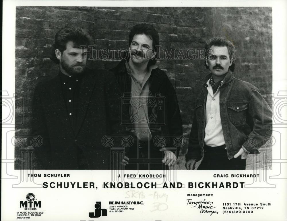 1987 Press Photo Thom Schuyler of Schuyler, Knobloch and Bickhardt - cvp53662- Historic Images