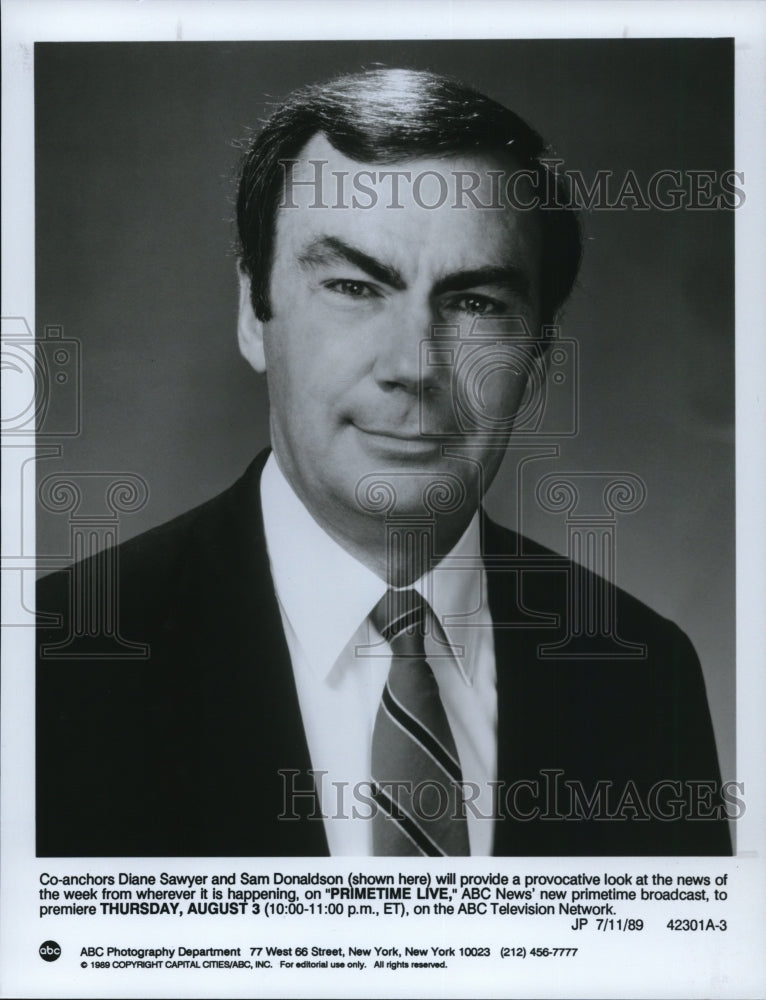1989 Press Photo Sam Donaldson - cvp53879- Historic Images