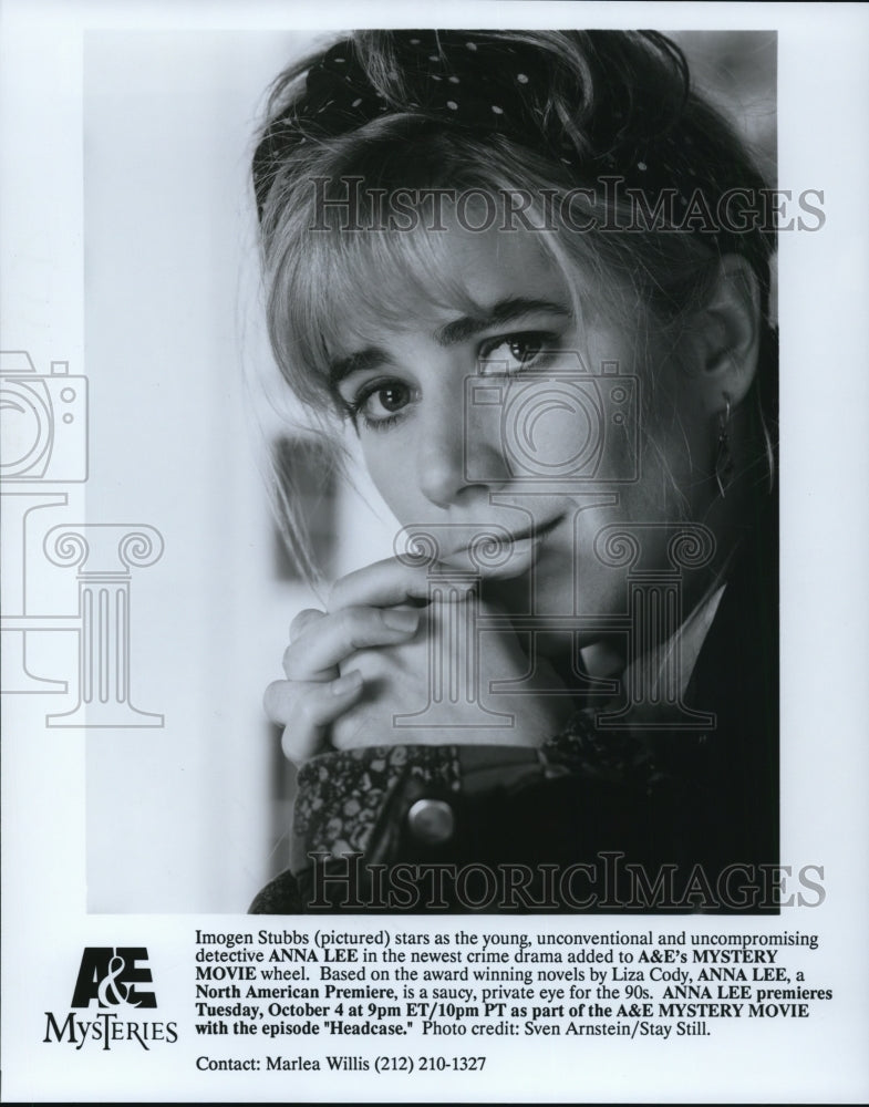 Undated Press Photo Imogene Stubbs stars as Anna Lee in Headcase - cvp53986- Historic Images