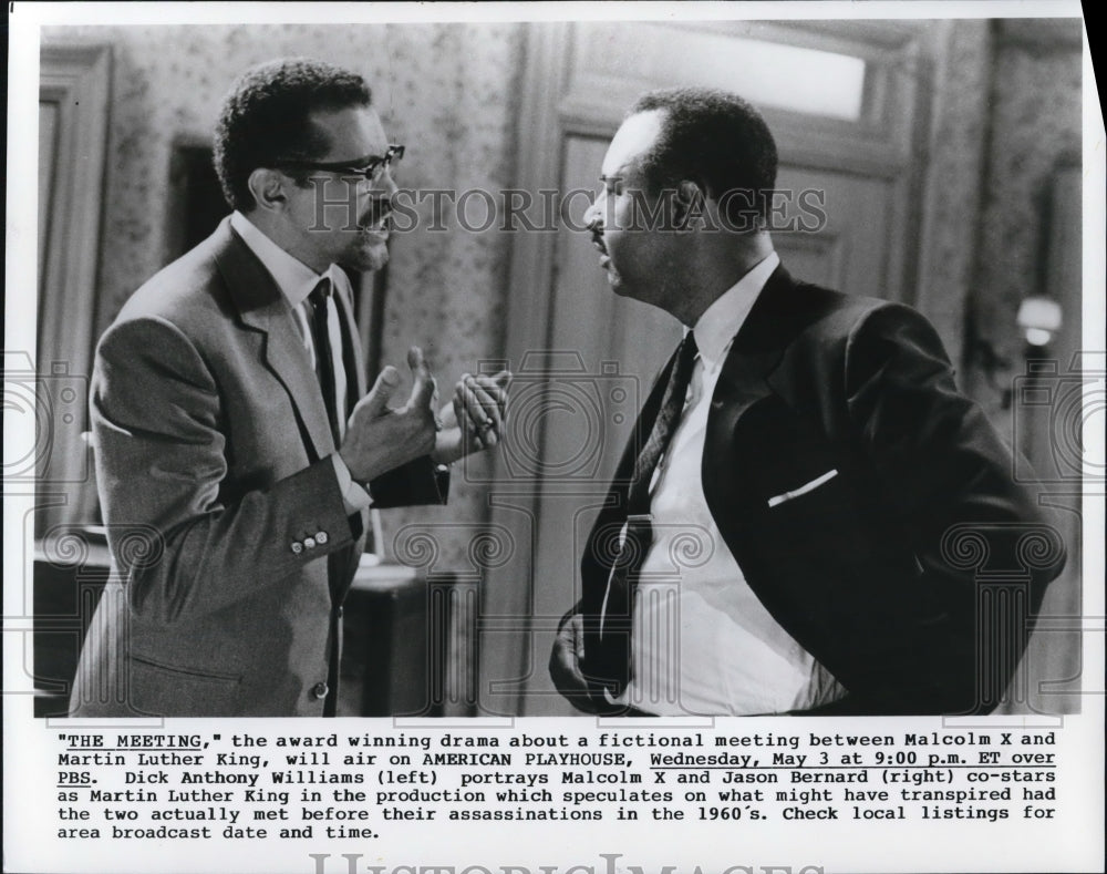 Press Photo Dick ANthony Williams Jason Bernard In The Meeting - cvp54376- Historic Images