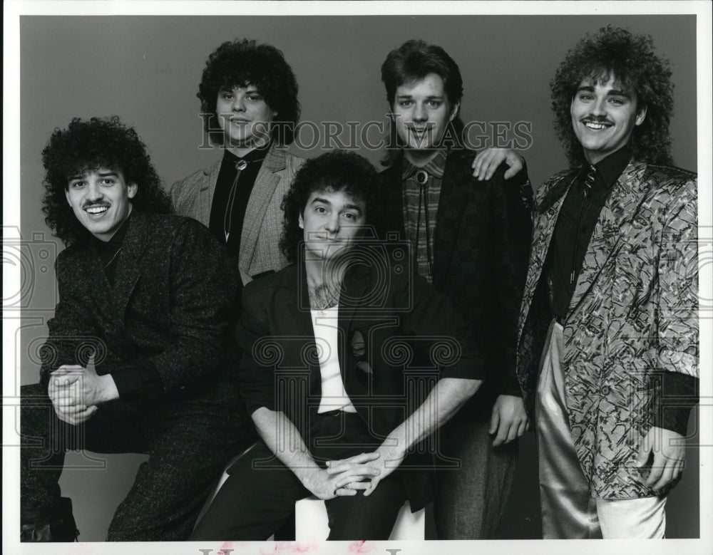 1987 Press Photo John Dean Joey Chot Rich Spina Jim Borsch and Troy Anthony- Historic Images