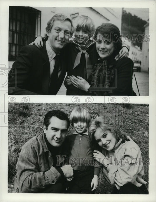 1983 Press Photo Hugo Napier Danny Pintauro Colleen Zenk and Anthony Herrera- Historic Images