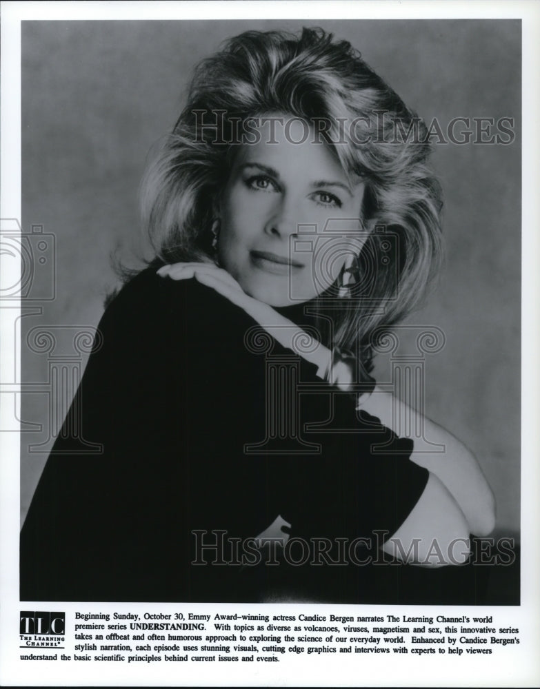 Press Photo Candice Bergen narrator of Understanding TV Show Learning Channel- Historic Images