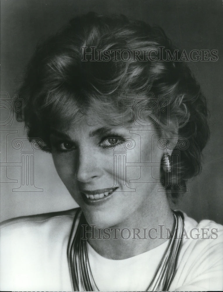1986 Press Photo Mariette Hartley hosts The Morning Program on CBS - cvp54726- Historic Images