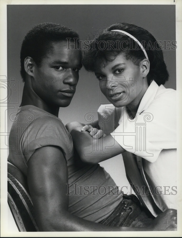 1984 Press Photo Russell Curry and Pamela Kay star in Another World - cvp54746- Historic Images