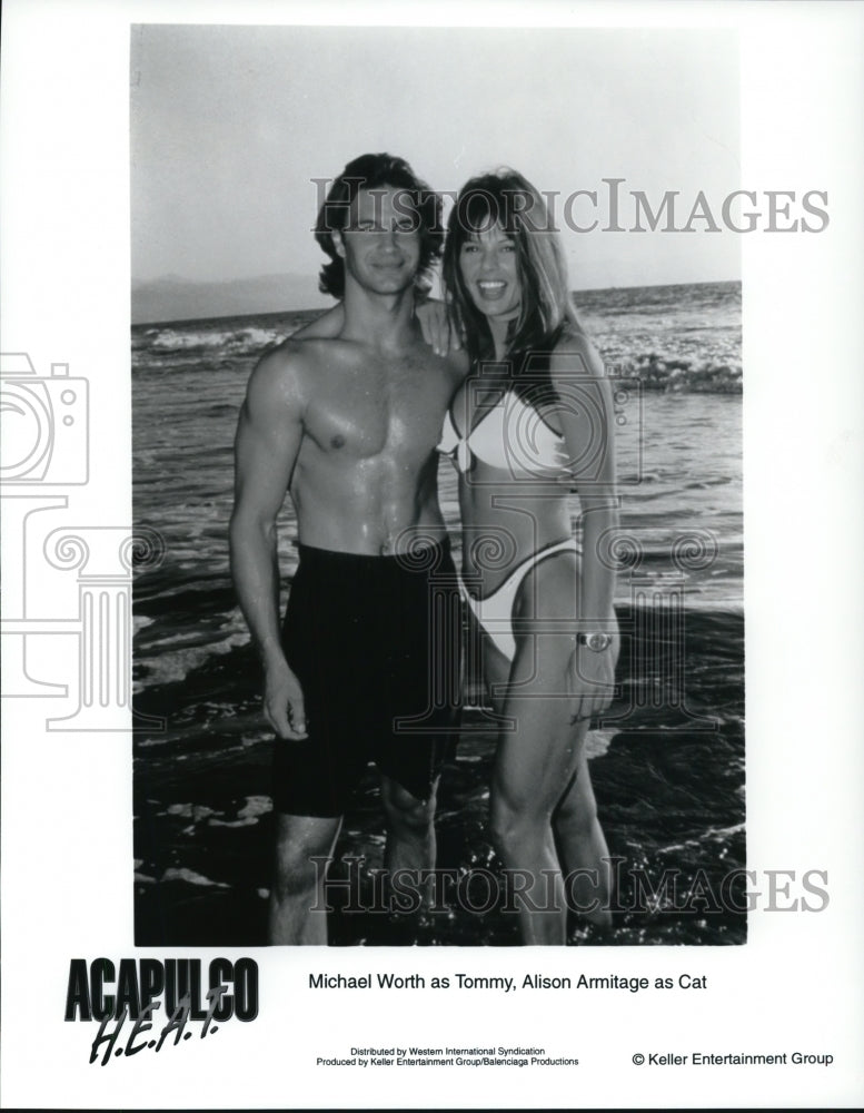 Press Photo Michael Worth and Alison Armitage in Acapulco Heat - cvp54761- Historic Images