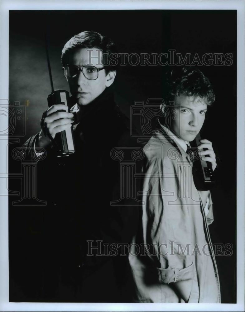 1987 Press Photo Jerry Wasserman in The New Adventures of Beans Baxter on Fox- Historic Images