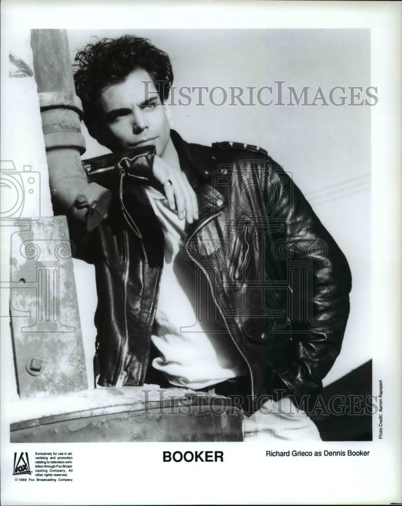 1989 Press Photo Richard Grieco in Booker - cvp54950- Historic Images