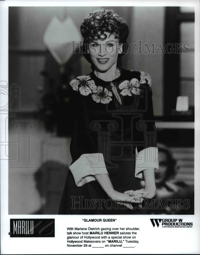 Press Photo Marilu Henner Glamour Queen - cvp55029- Historic Images