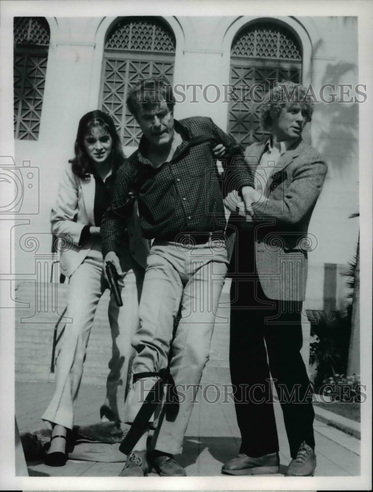 1981 Press Photo Connie Sellecca and Robert Culp in The Greatest American Hero- Historic Images