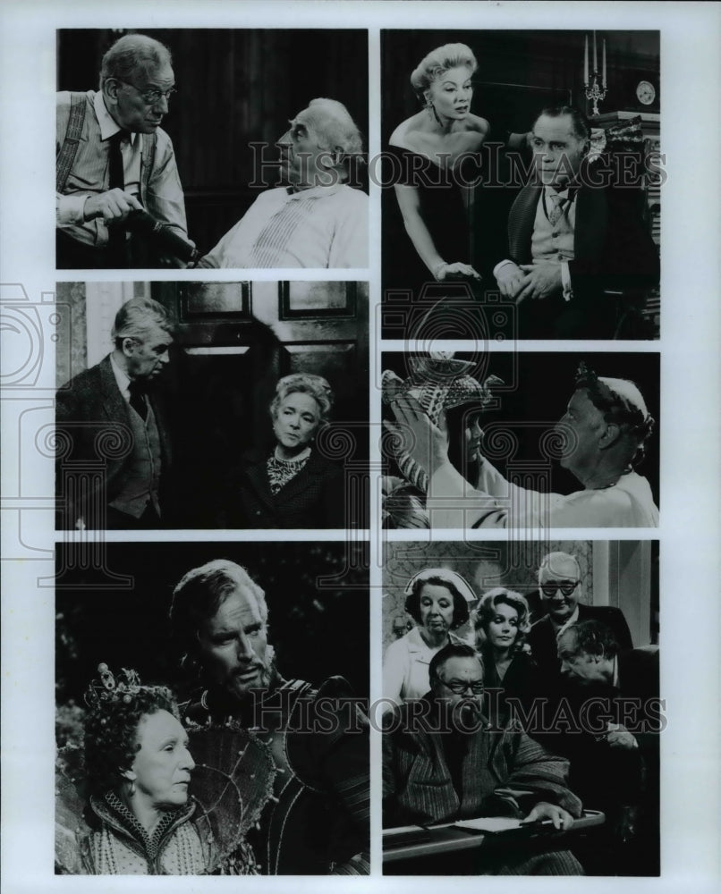 1988 Press Photo Melvyn Douglas Ed Begley Sr. Greer Garson Franchot Tone- Historic Images