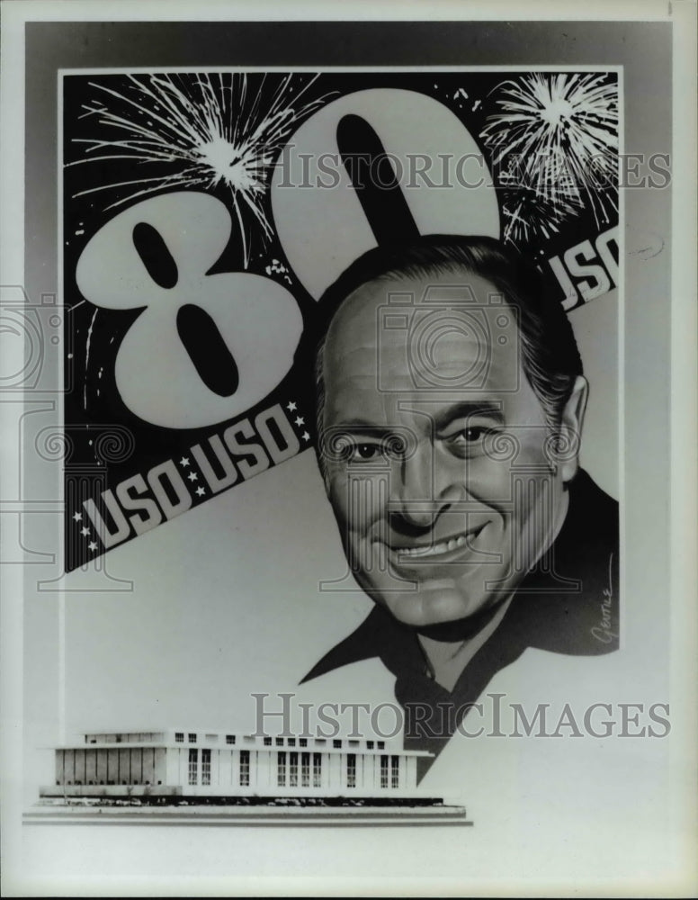 1983 Press Photo Bob Hope&#39;s 80th Birthday - cvp55072- Historic Images