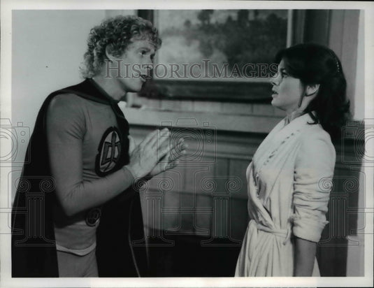 1981 Press Photo William Katt and Robin Riker "The Greatest American Hero"- Historic Images