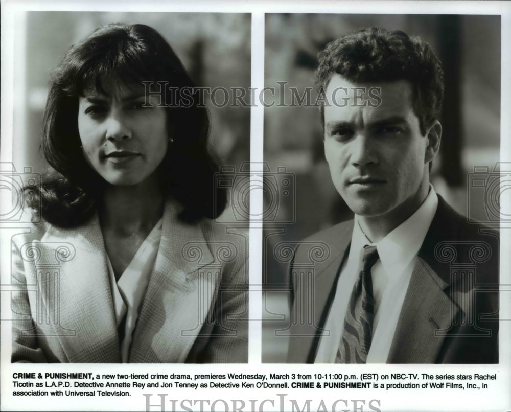 Press Photo TV Program Crime &amp; Punishment - cvp55675- Historic Images