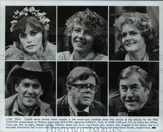 1982 Press Photo William Inges Play The Bus Stop Margot Kidder Marilyn Jones- Historic Images