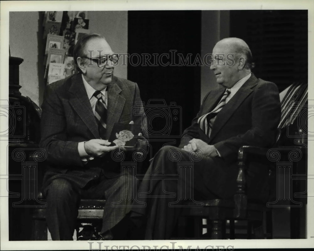 1981 Press Photo Bob and Ray in The Steve Allen Comedy Hour - cvp55741- Historic Images