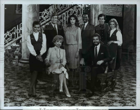 1984 Press Photo Anne Baxter James Brolin Shari Belafonte Harper Shea Farrell- Historic Images