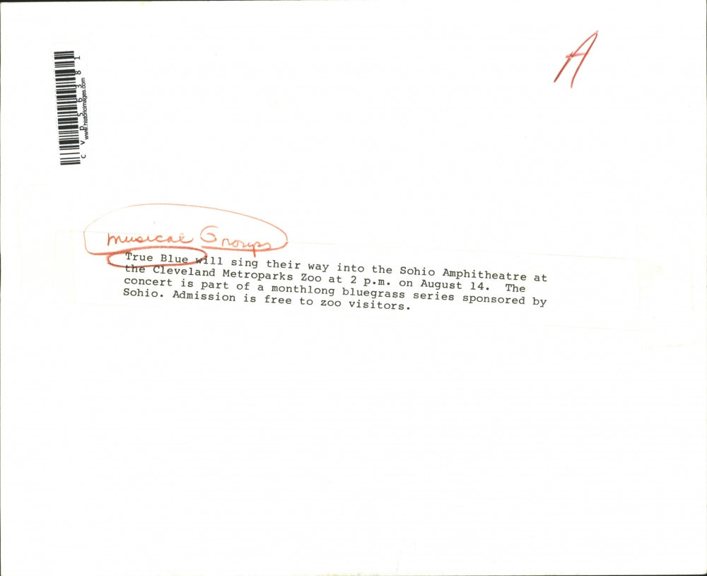 Press Photo True Blue - cvp56381