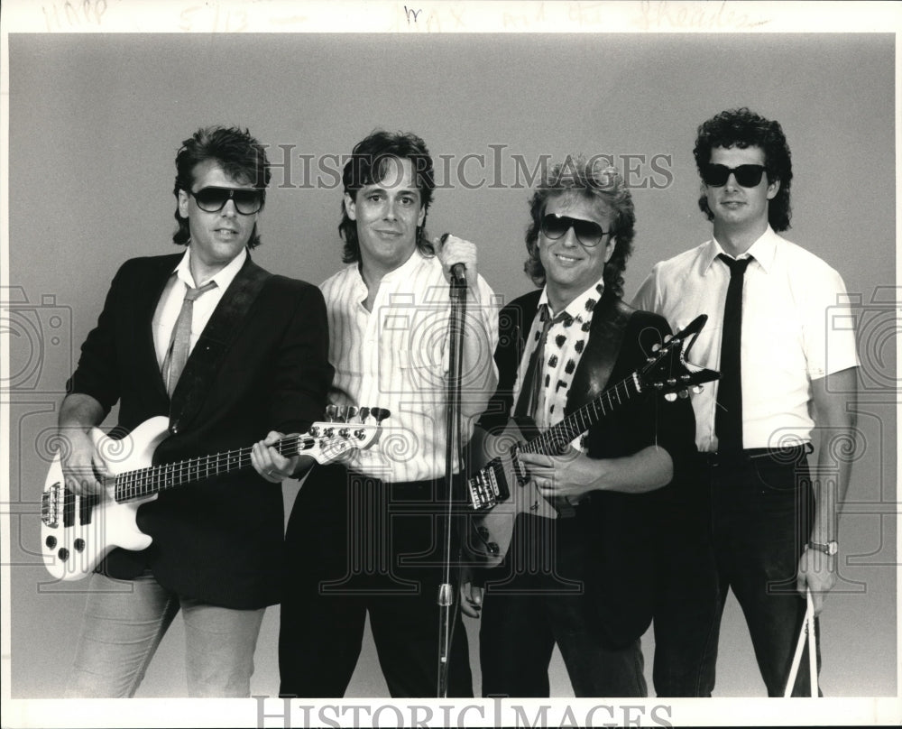 1987 Press Photo Max Wheel and the Sheades band - cvp56608- Historic Images