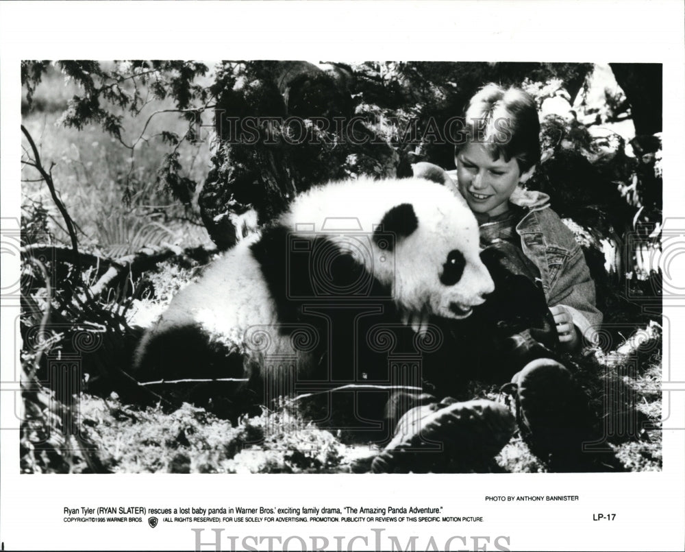 1995 Press Photo Ryan Slater stars as Ryan Tyler in The Amazing Panda Adventure- Historic Images