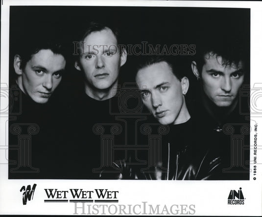 1988 Press Photo Musical Group Wet Wet Wet - cvp56731- Historic Images