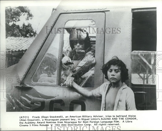 1983 Press Photo Alsino And The Condor Dean Stockwell Alan Esquival - cvp56911- Historic Images