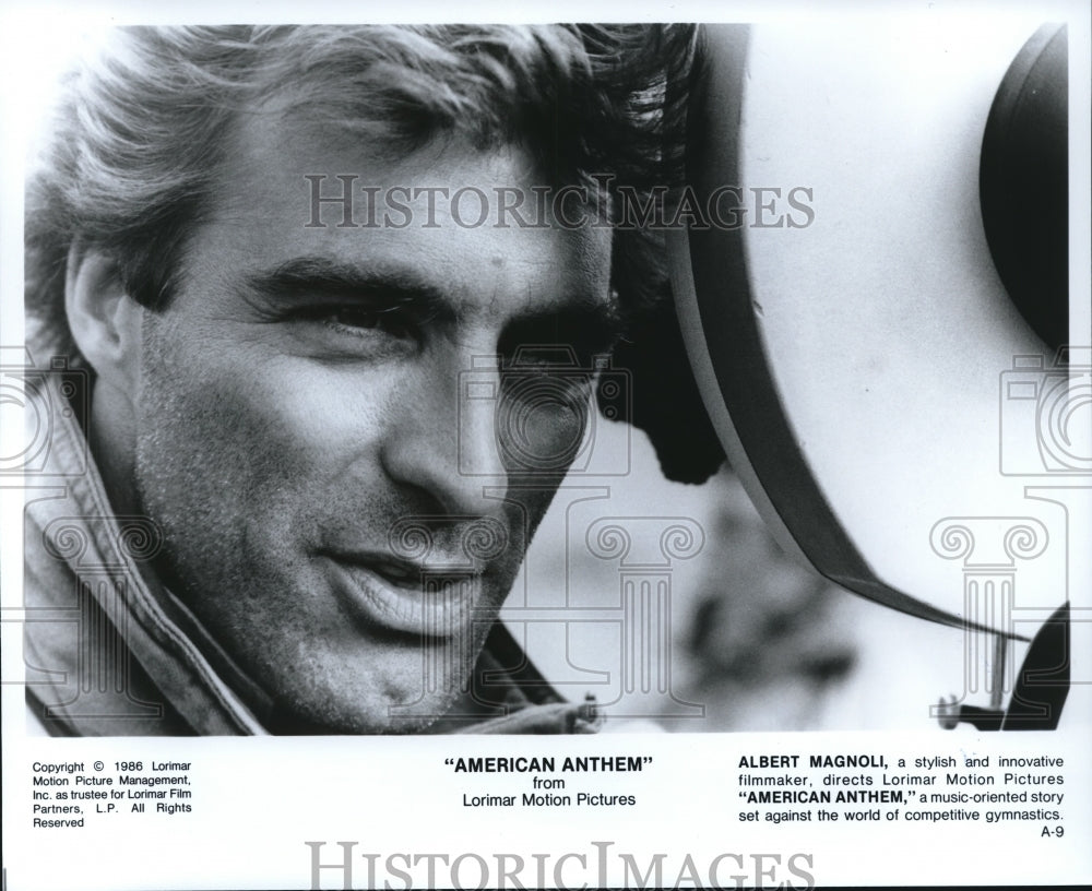 1986 Press Photo Albert Magnoli American Anthem - cvp56924- Historic Images