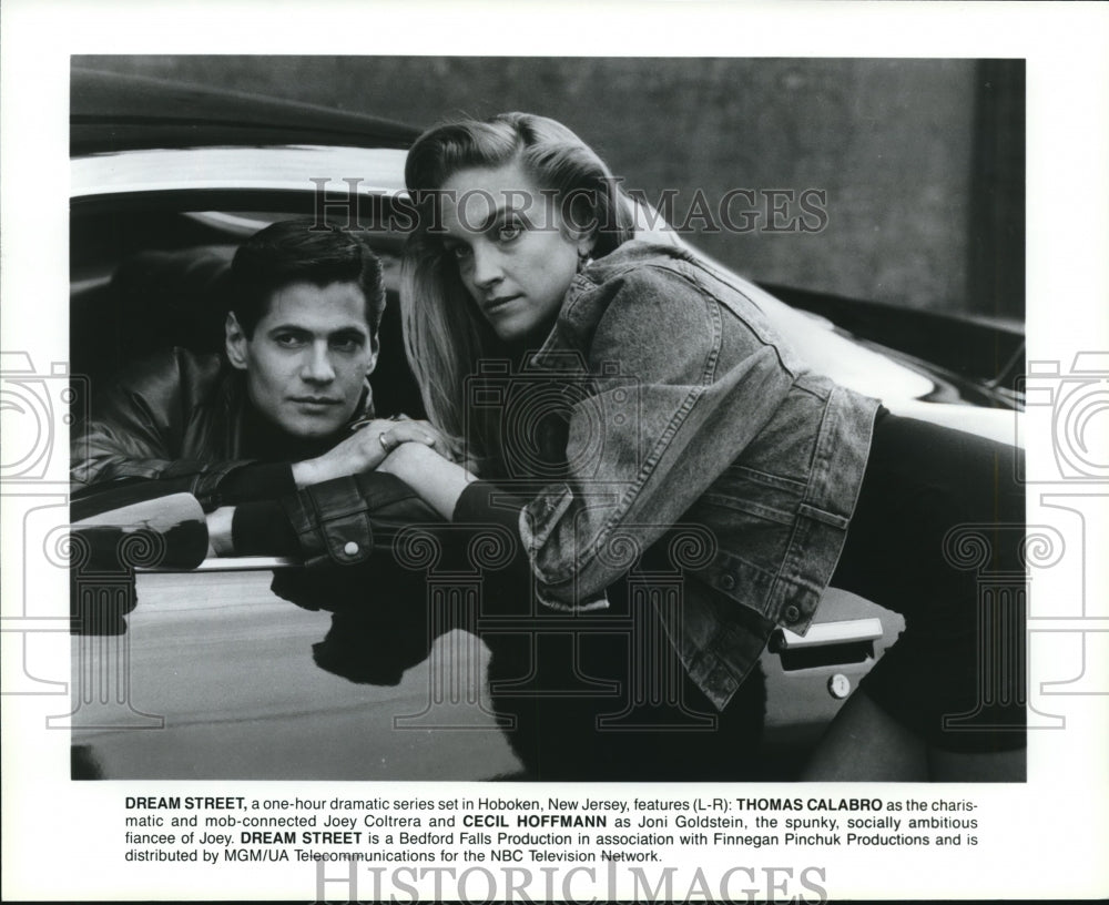 Press Photo Thomas Calabro &amp; Cecil Hoffman in Dream Street - cvp57076- Historic Images