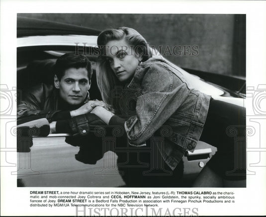 Press Photo Thomas Calabro & Cecil Hoffman in Dream Street - cvp57076- Historic Images
