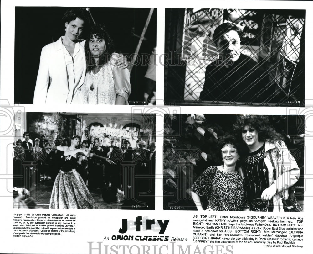 1995 Press Photo Movie Jeffrey - cvp57294- Historic Images