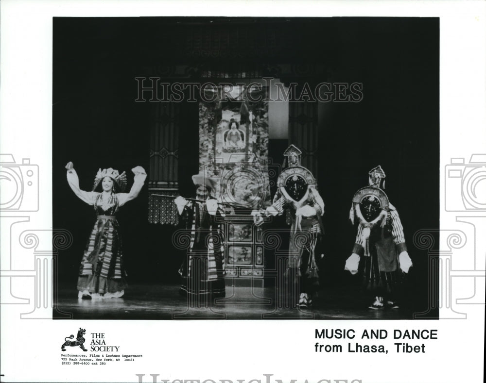 Press Photo Musical Group Tibet Opera Music and Dance - cvp57361- Historic Images