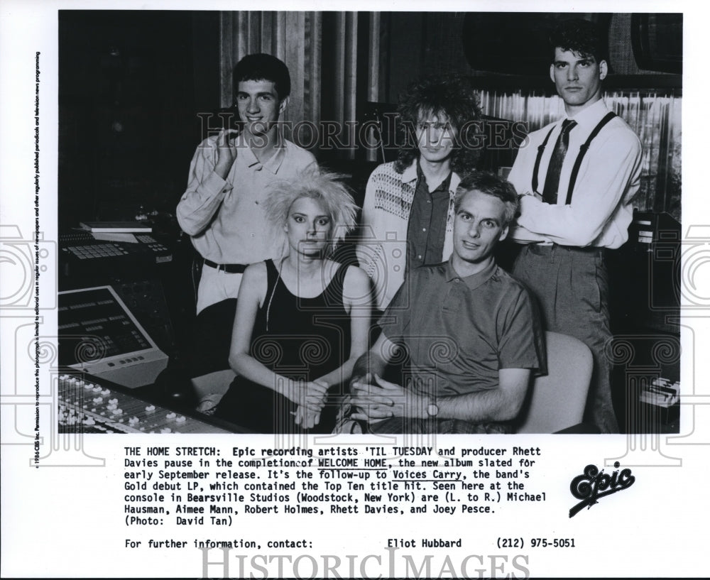 1986 Press Photo Musical Group &#39;Til Tuesday - cvp57366- Historic Images