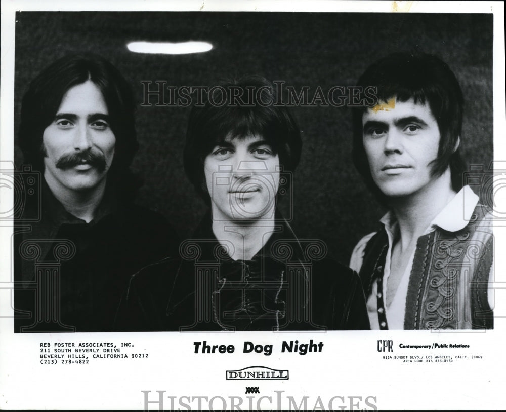 Press Photo Three Dog Night - cvp57533- Historic Images