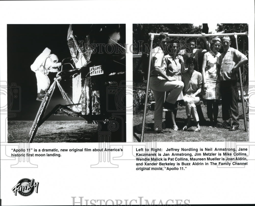 Press Photo Apollo II Jeffrey Nordling Jane Kaczmarek Jim Metzer Wendir Malcil- Historic Images