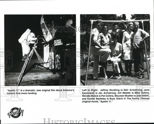 Press Photo Apollo II Jeffrey Nordling Jane Kaczmarek Jim Metzer Wendir Malcil- Historic Images