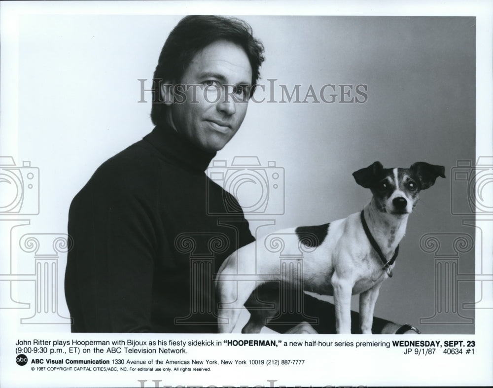 1987 Press Photo John Ritter in Hopperman - cvp57587- Historic Images