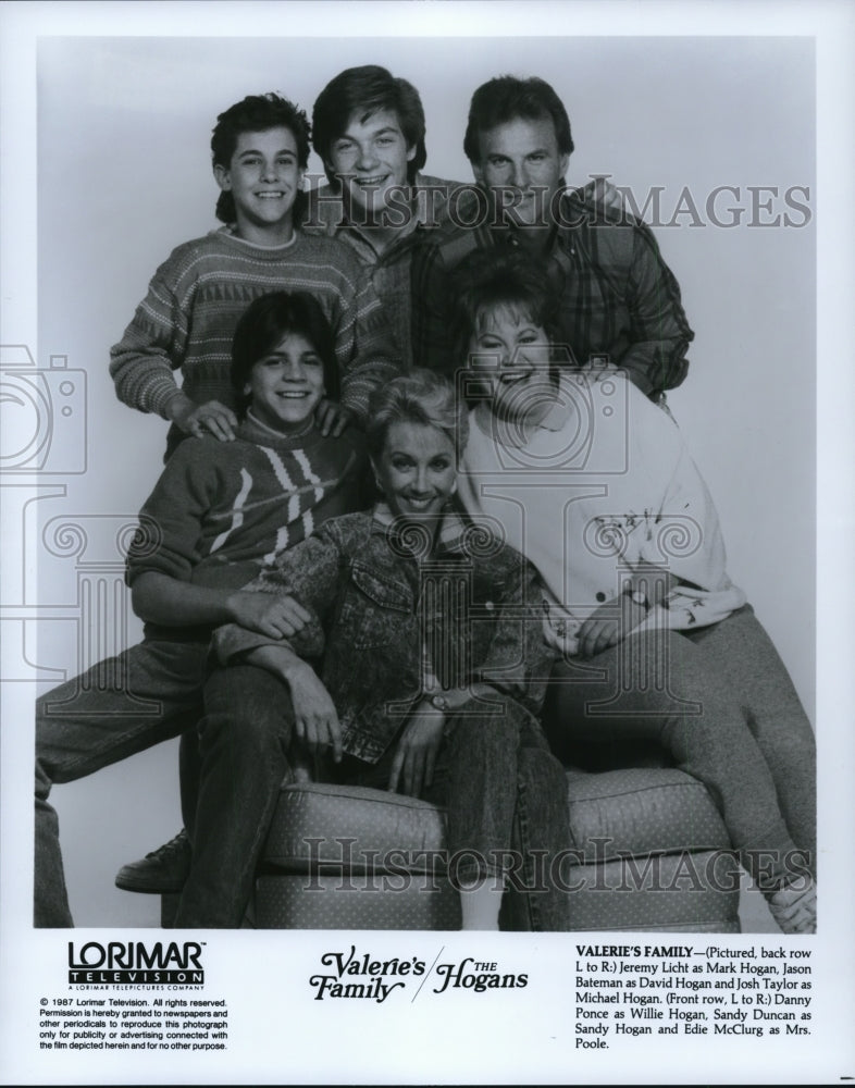 1989 Press Photo Danny Ponce, Sandy Duncan &amp; Edie McClung in The Hogans- Historic Images