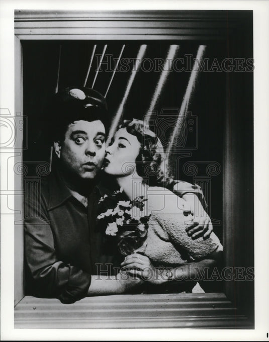 Press Photo Famous Hollywood love team in new movie- Historic Images